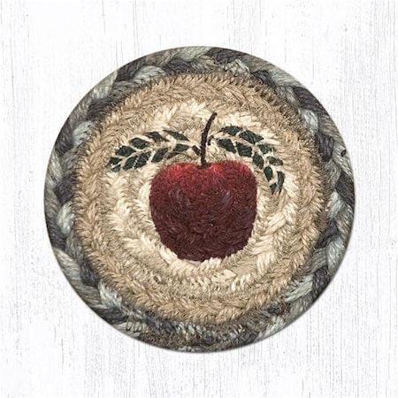 H2H 5 x 5 in Apple Printed Round Coaster H2217151